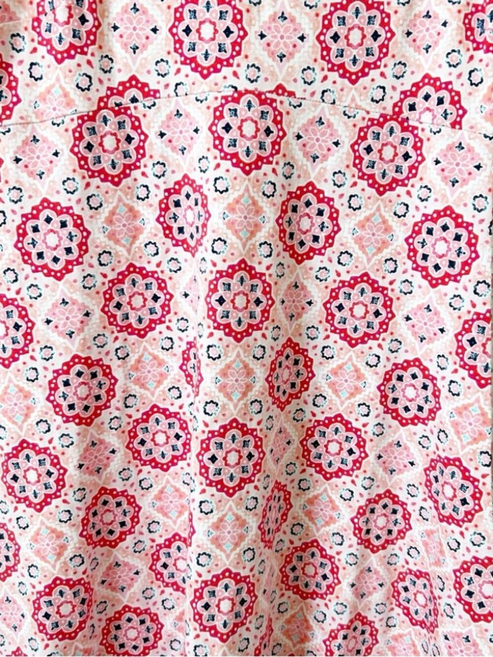 Talbots Pink Floral Medallion Sleeveless Maxi Dress - Picture 2 of 4